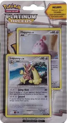 Blíster Arceus (Happiny & Lopunny)
