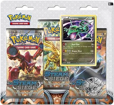 Blíster 3 sobres Asedio de Vapor (Rayquaza)