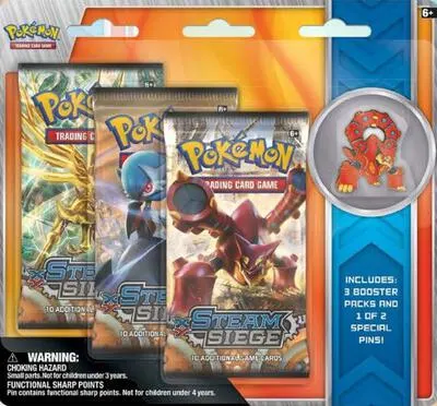 Blíster 3 sobres Asedio de Vapor (Volcanion)