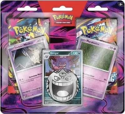 Blíster 2 sobres (Gengar, Marshadow, Team Rocket's Mimikyu)