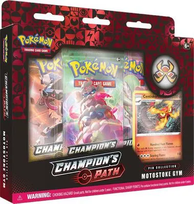 Caja colección pin Camino de Campeones (Motostoke Gym)