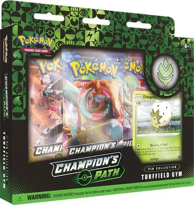 Caja colección pin Camino de Campeones (Turffield Gym)