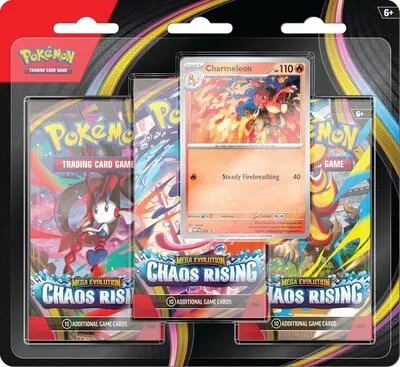 Blíster 3 sobres Caos Creciente (Charmeleon)