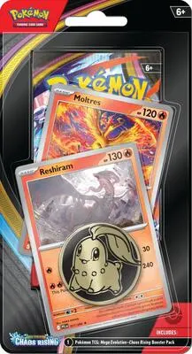 Blíster 1 sobre Caos Creciente (Reshiram/Moltres)