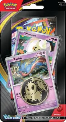Blíster 1 sobre Caos Creciente (Zacian/Mimikyu)