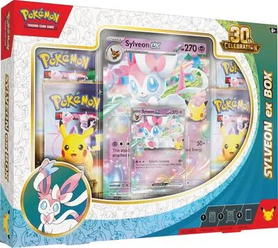 Caja colección Celebración 30.º Aniversario (Sylveon ex)