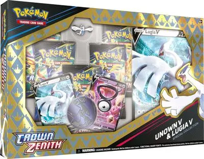 Caja colección especial Cenit Supremo (Unown V & Lugia V)