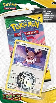 Blíster 1 sobre Cielos Evolutivos (Eevee)