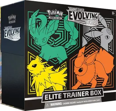 Elite Trainer Box Cielos Evolutivos (Flareon/Jolteon/Umbreon/Leafeon)