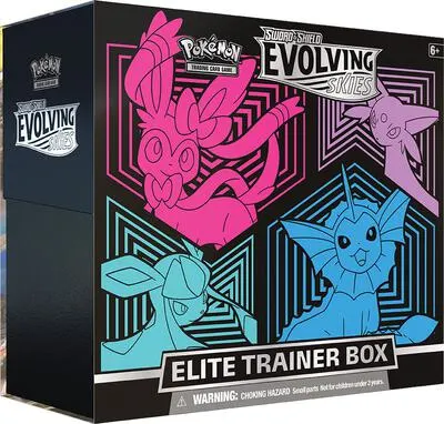 Elite Trainer Box Cielos Evolutivos (Glaceon/Vaporeon/Sylveon/Espeon)