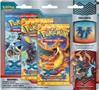 Blíster 3 sobres Destellos de Fuego (Mega Charizard X)