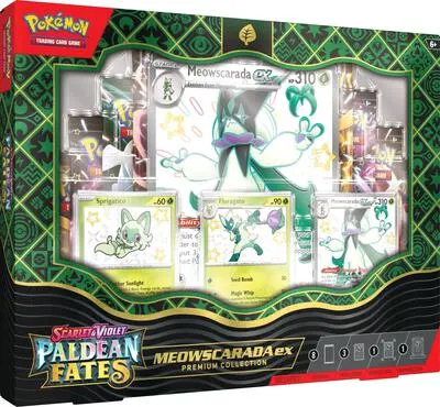 Caja colección premium Destinos de Paldea (Meowscarada ex)