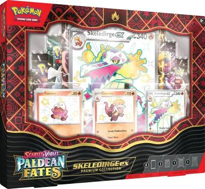 Caja colección premium Destinos de Paldea (Skeledirge ex)