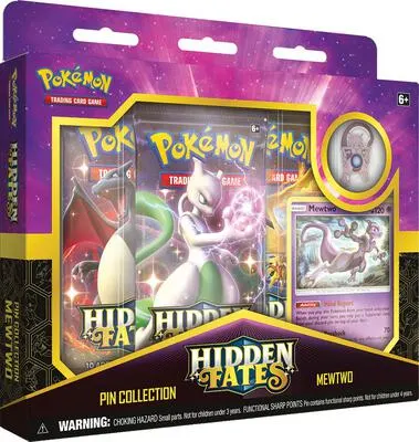 Caja colección pin Destinos Ocultos (Mewtwo)