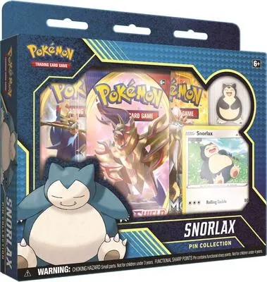 Caja colección pin Espada y Escudo (Snorlax)