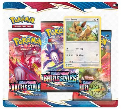 Blíster 3 sobres Estilos de Combate (Eevee)