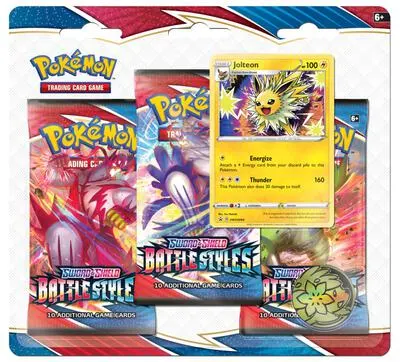 Blíster 3 sobres Estilos de Combate (Jolteon)