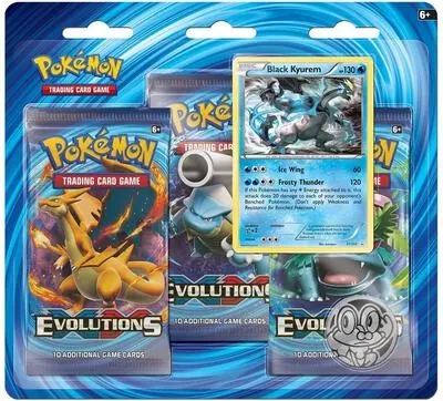 Blíster 3 sobres Evoluciones (Black Kyurem)