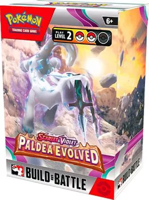 Caja Build & Battle Evoluciones en Paldea