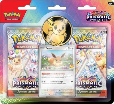 Blíster 2 sobres Evoluciones Prismáticas (Eevee)