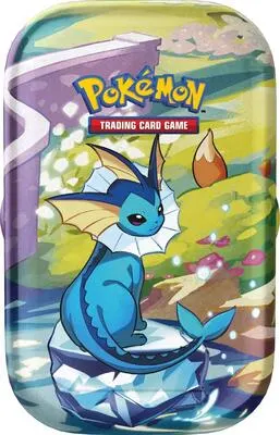 Mini lata Evoluciones Prismáticas (Vaporeon)