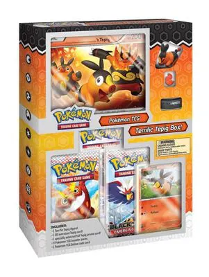 Caja colección figura Fuerzas Emergentes (Starter Terrific Tepig)