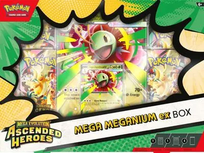 Caja colección Héroes Ascendentes (Mega Meganium ex)