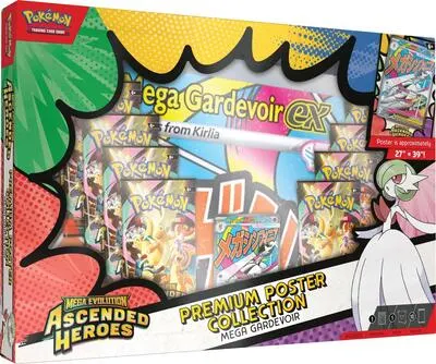 Caja colección póster Héroes Ascendentes (Mega Gardevoir)
