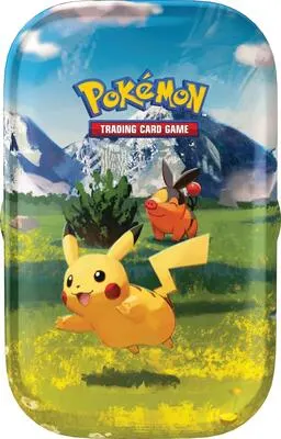 Mini lata Héroes Ascendentes (Pikachu & Tepig)