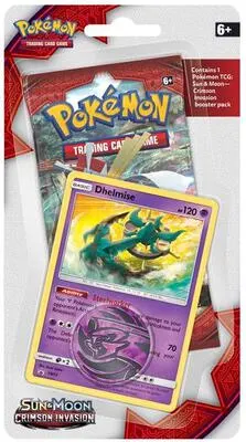 Blíster 1 sobre Invasión Carmesí (Dhelmise)