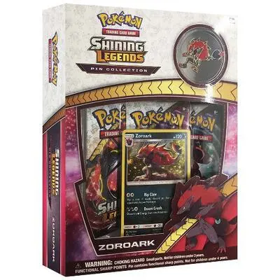 Caja colección pin Leyendas Luminosas (Zoroark)