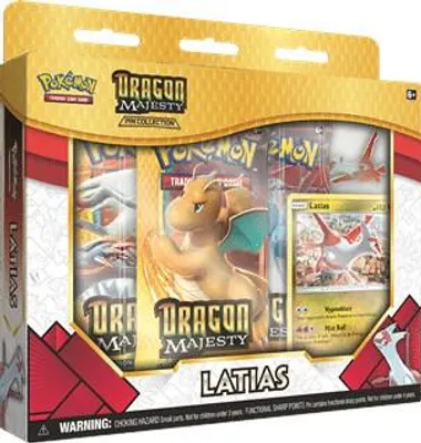 Caja colección pin Majestad De Dragones (Latias)