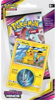 Blíster 1 sobre Mentes Unidas (Pikachu)