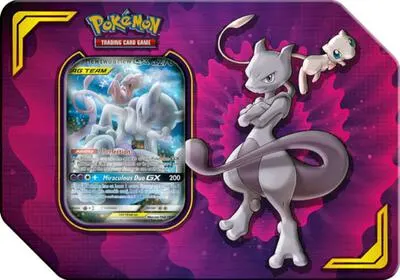 Lata Mentes Unidas (Mewtwo & Mew GX)