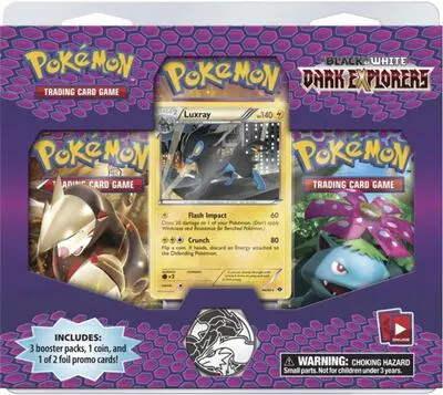 Blíster 3 sobres Oscuros Exploradores (Luxray)