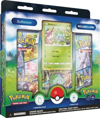Caja colección pin Pokémon GO (Bulbasaur)