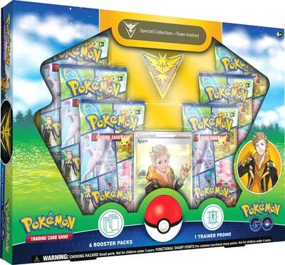 Caja colección especial Pokémon GO (Team Instinct)