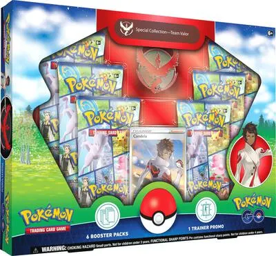Caja colección especial Pokémon GO (Team Valor)