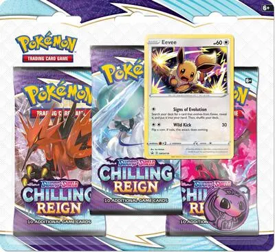 Blíster 3 sobres Reinado Escalofriante (Eevee)
