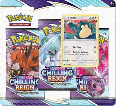 Blíster 3 sobres Reinado Escalofriante (Snorlax)