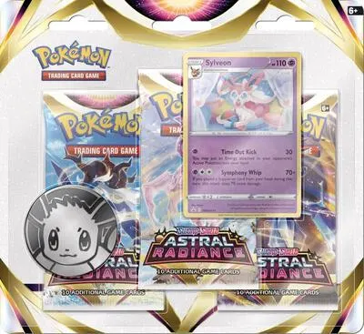 Blíster 3 sobres Resplandor Astral (Sylveon)