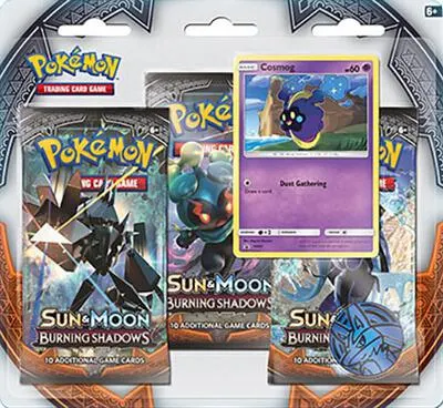Blíster 3 sobres Sombras Ardientes (Cosmog)