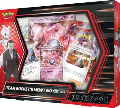Caja colección Team Rocket's Mewtwo ex