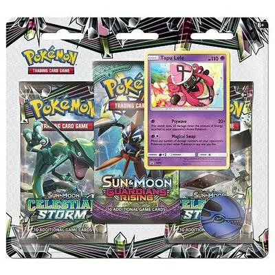 Blíster 3 sobres Tormenta Celestial (Tapu Lele)
