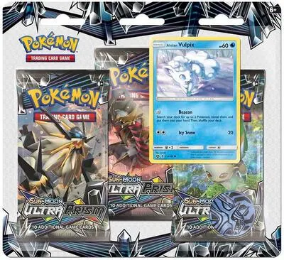 Blíster 3 sobres Ultraprisma (Alolan Vulpix)