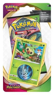 Blíster 1 sobre Voltaje Vívido (Grookey)