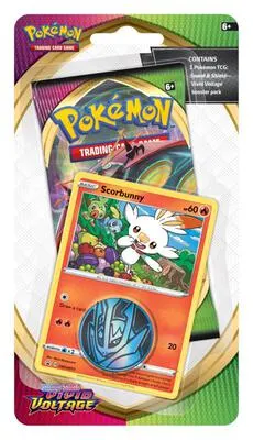 Blíster 1 sobre Voltaje Vívido (Scorbunny)