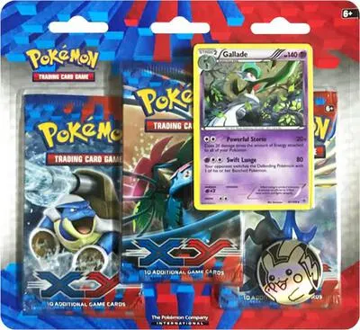 Blíster 3 sobres XY (Gallade)